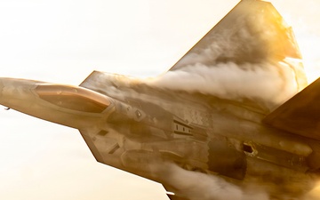 Air Force F-22 Raptor Demonstration at NAS Meridian