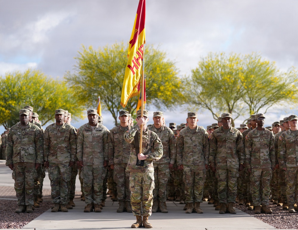 1st AD Command Sgt. Maj. Change of Responsibility Ceremony