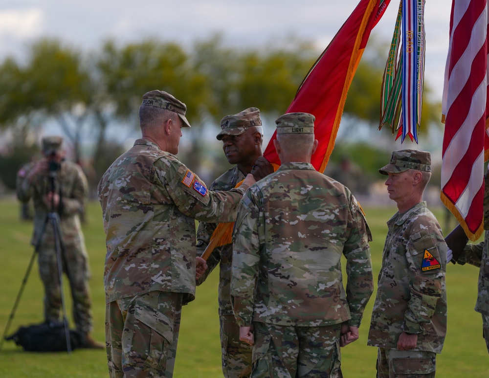 1st AD Command Sgt. Maj. Change of Responsibility Ceremony