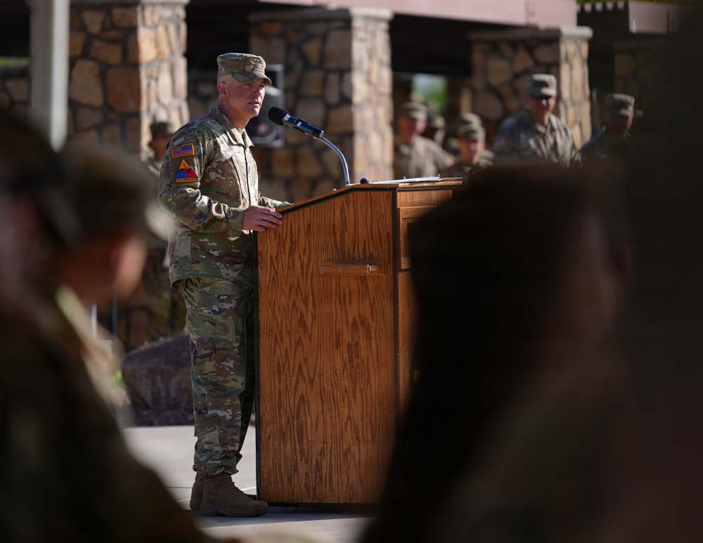 1st AD Command Sgt. Maj. Change of Responsibility Ceremony