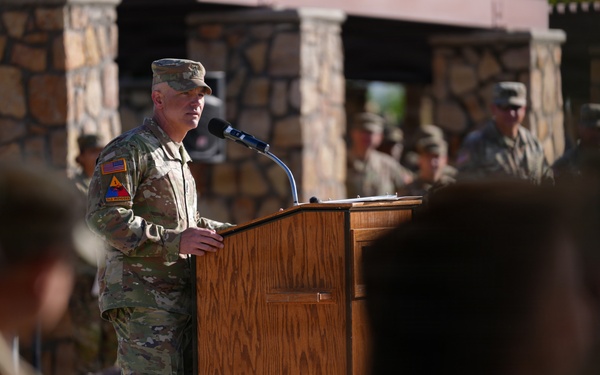 1st AD Command Sgt. Maj. Change of Responsibility Ceremony