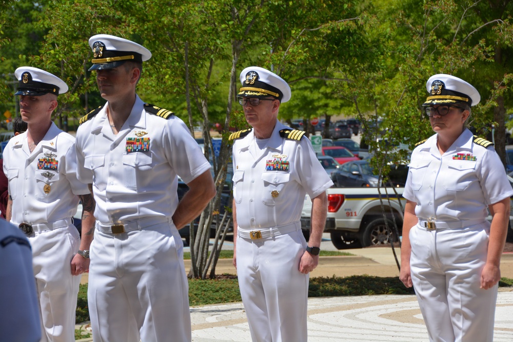 Navy Medicine Readiness and Training Command Annapolis Conducts Dress White Uniform Inspection