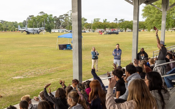 Camp Lejeune Hosts STEM Day for Jacksonville High School and White Oak High School