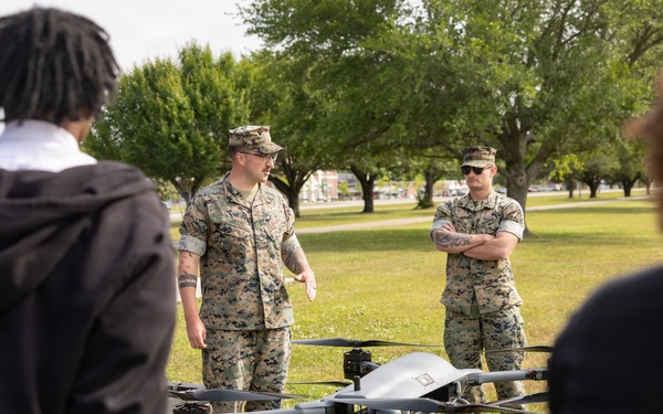 Camp Lejeune Hosts STEM Day for Jacksonville High School and White Oak High School