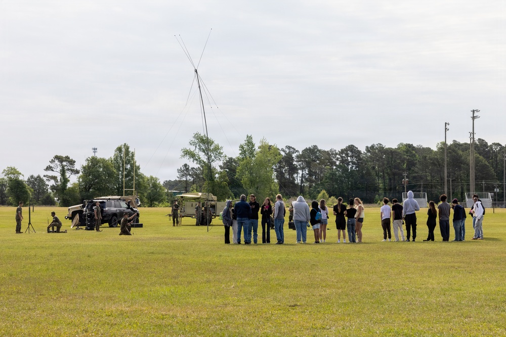Camp Lejeune Hosts STEM Day for Jacksonville High School and White Oak High School