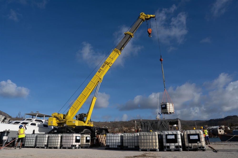 Local Barges Ship FEMA commodities and Department of War assets across CNMI