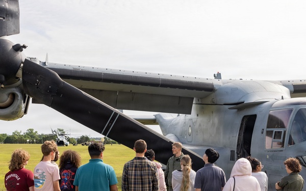 Camp Lejeune Hosts STEM Day for Jacksonville High School and White Oak High School