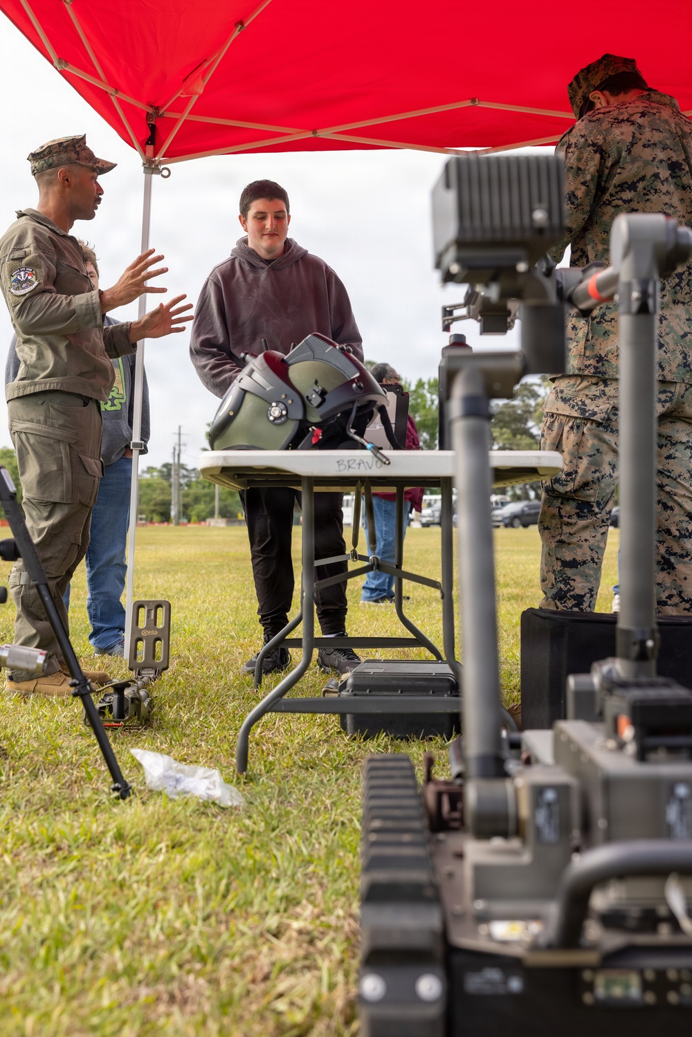 Camp Lejeune Hosts STEM Day for Jacksonville High School and White Oak High School