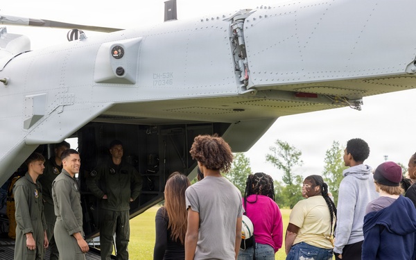 Camp Lejeune Hosts STEM Day for Jacksonville High School and White Oak High School