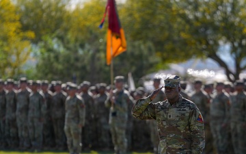 1st Armored Division transitions senior enlisted leadership during change of responsibility ceremony