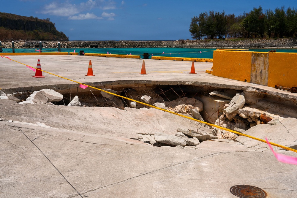 Damage and Debris Scatter Across Rota, CNMI