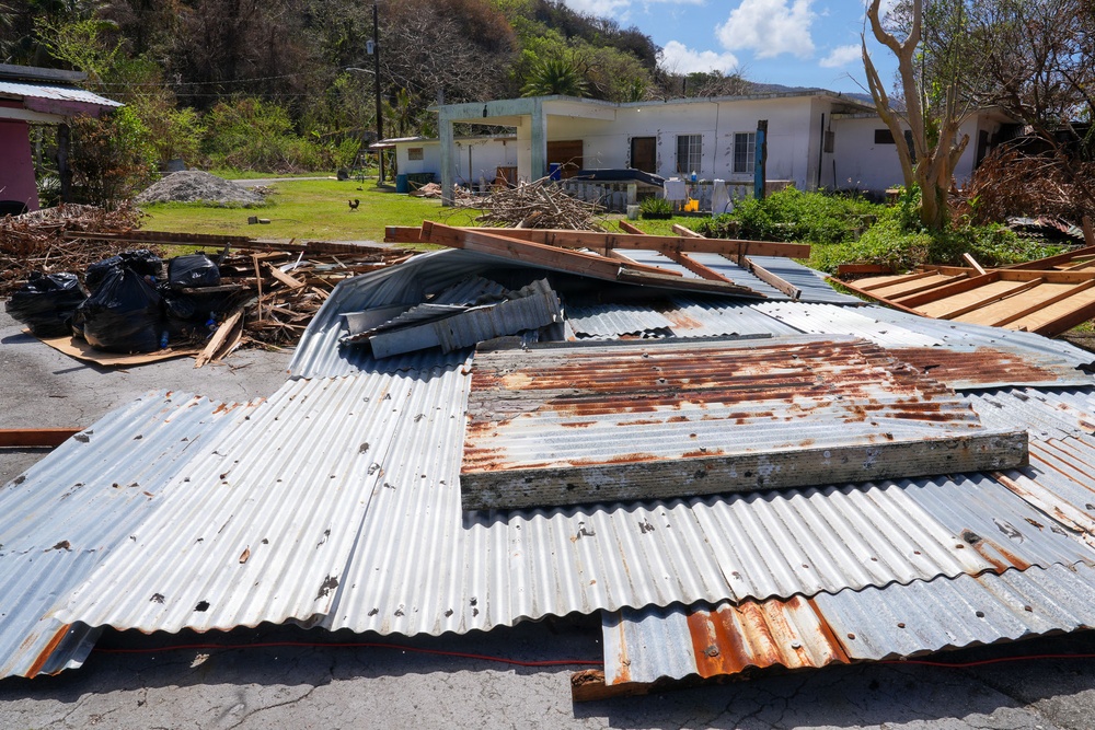 Damage and Debris Scatter Across Rota, CNMI