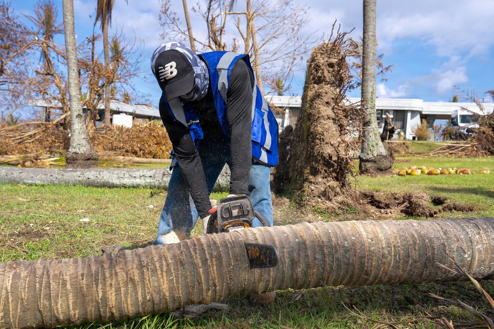 Sinlaku leaves Damage and Debris Across Tinian