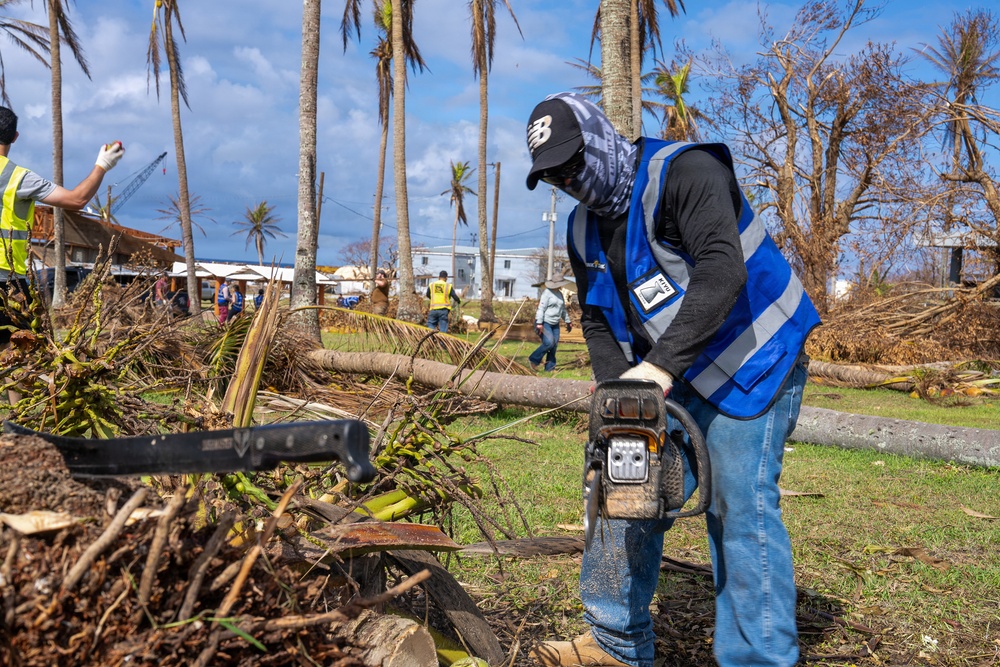Sinlaku leaves Damage and Debris Across Tinian