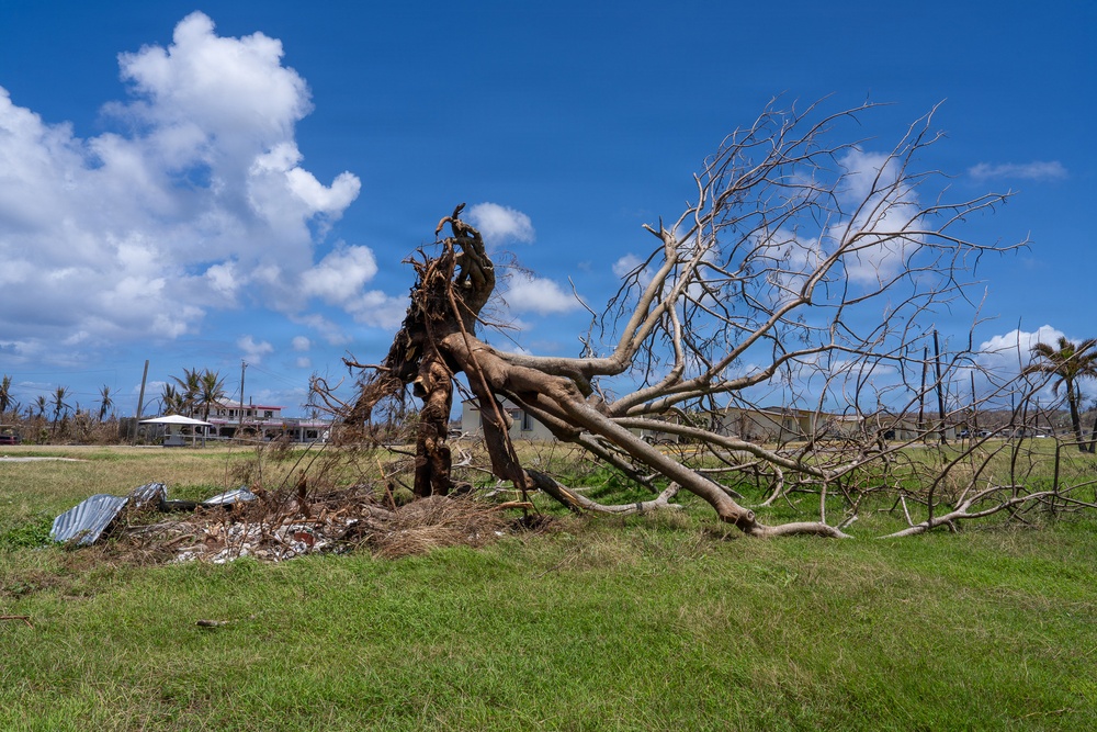 Sinlaku leaves Damage and Debris Across Tinian