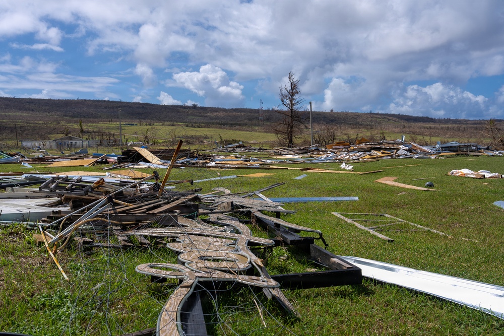 Sinlaku leaves Damage and Debris Across Tinian