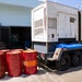 Tinian Water Pump Station Preps FEMA Provided Generator from Typhoon Yutu