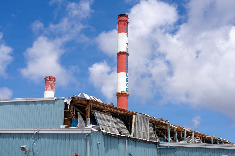 Tinian Power Plant Damaged