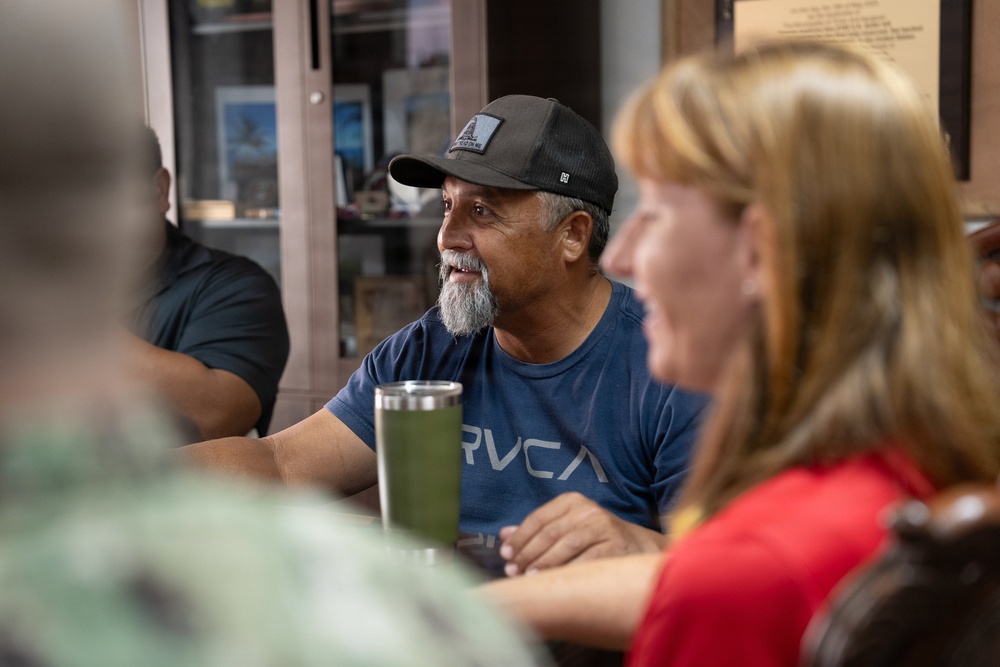 Tinian Mayor Holds Meeting with Local and Federal Partners