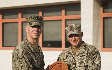 EOCS Ryan Newman Awarded the Seabee Senior Enlisted Leader Award