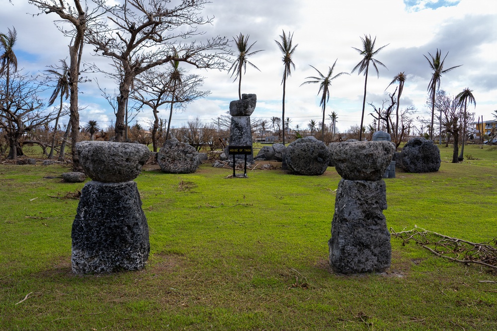Historical and Cultural Sites Suffer Damage in Tinian Following Sinlaku