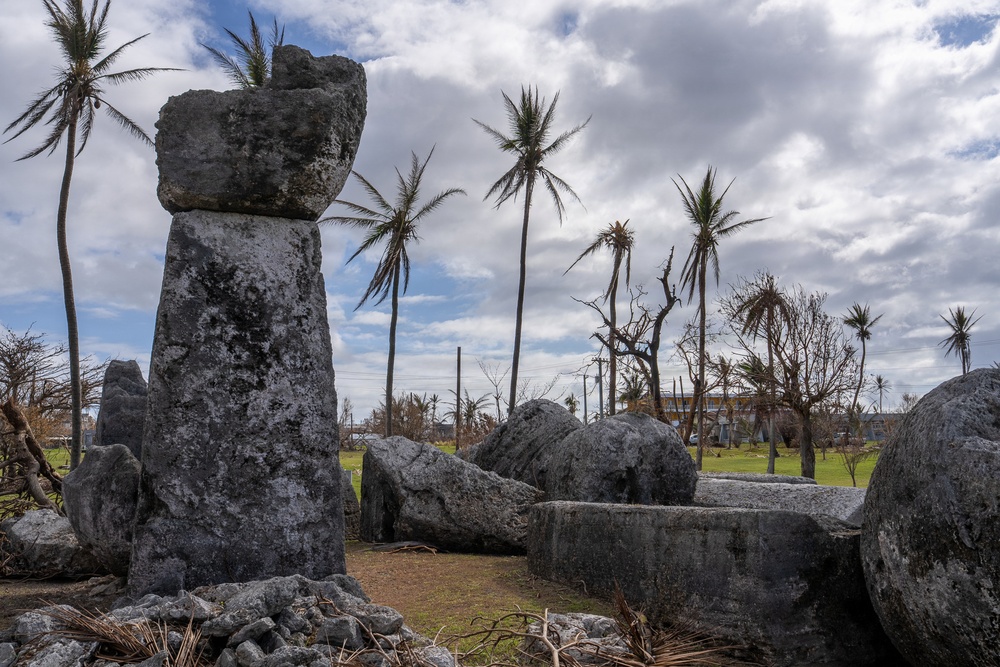 Historical and Cultural Sites Suffer Damage in Tinian Following Sinlaku