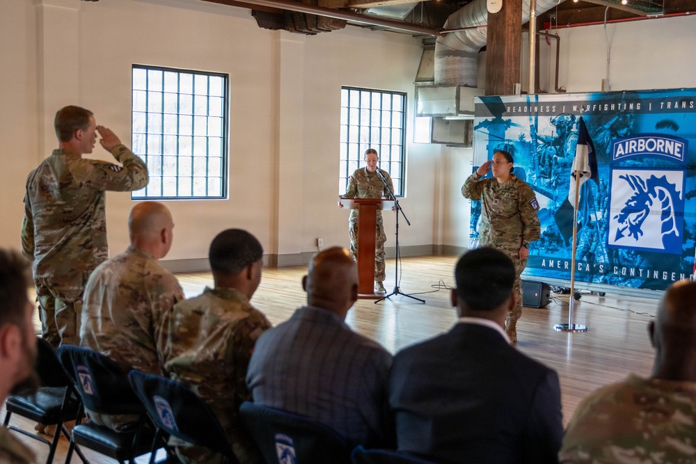 HSC, HHBN, XVIII Airborne Corps change of command ceremony 2026