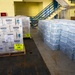 Food, Water and Supplies Staged in Tinian, Ready to be Distributed