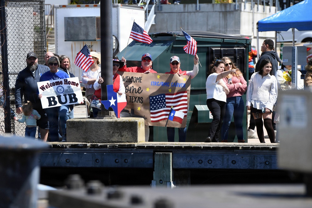 Texas Returns From Deployment