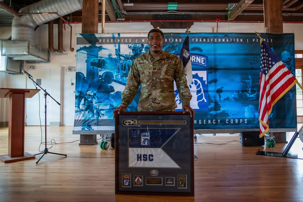 HSC, HHBN, XVIII Airborne Corps change of command ceremony 2026