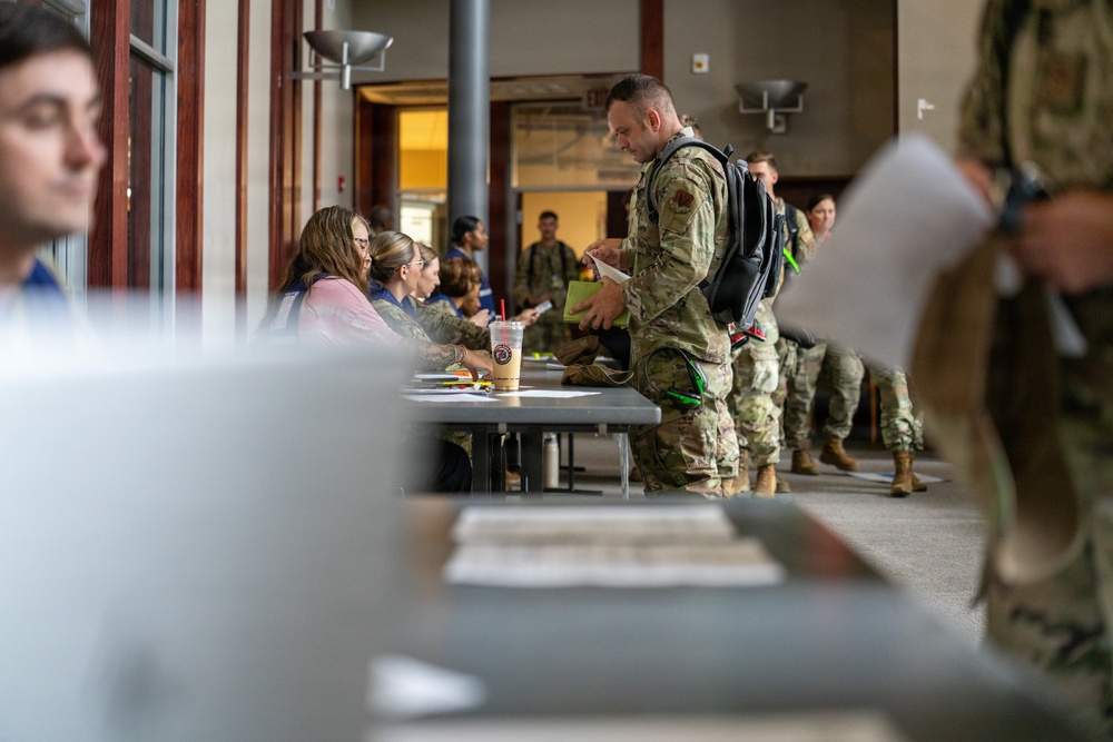 187th Fighter Wing conducts deployment line operations during readiness exercise