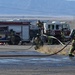 Kirtland AFB conducts an aircraft burn pit exercise