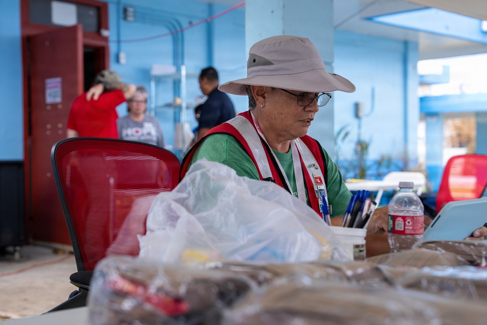 American Red Cross Shelter Opens in Tinian