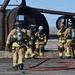 Kirtland AFB conducts an aircraft burn pit exercise