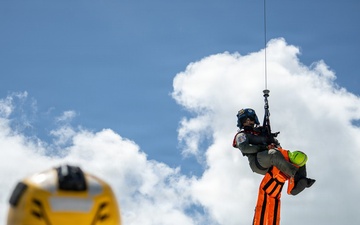 U.S. Coast Guard Air Station Air Station Barbers Point conducts urban search and rescue training