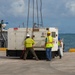 U.S. Navy Hovercraft Arrives at the Commonwealth Ports Authority Dock to Unload FEMA Generators in Saipan