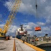 U.S. Navy Hovercraft Arrives at the Commonwealth Ports Authority Dock to Unload FEMA Generators in Saipan