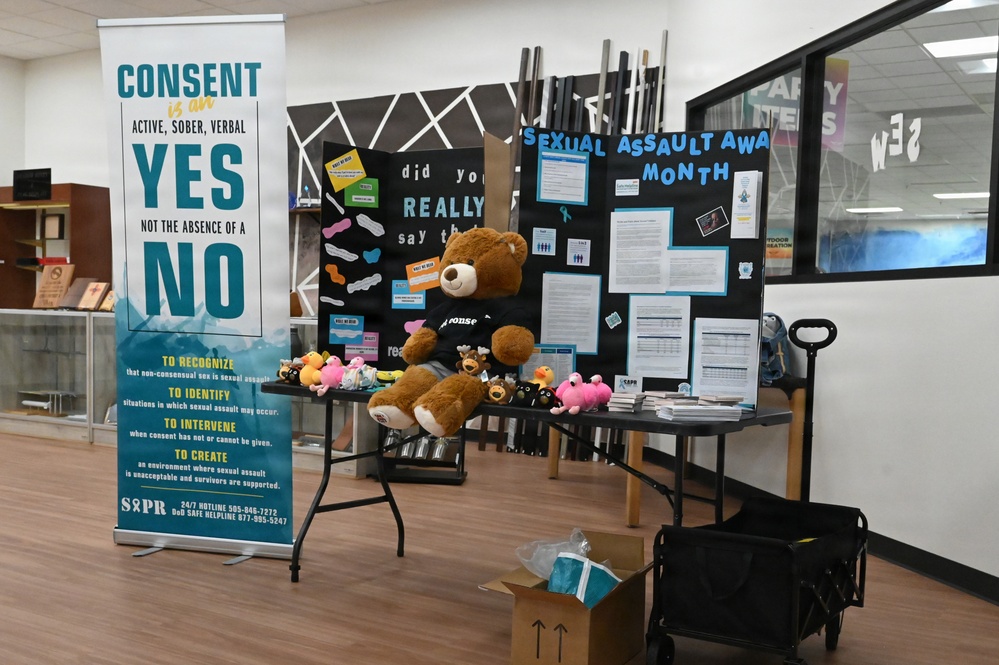 Kirtland's Sexual Assault Prevention and Response program hosts paint night