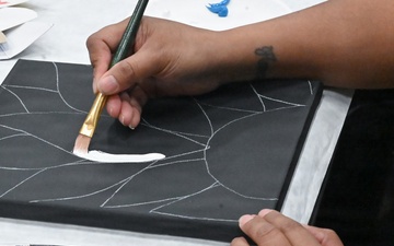 Kirtland's Sexual Assault Prevention and Response program hosts paint night