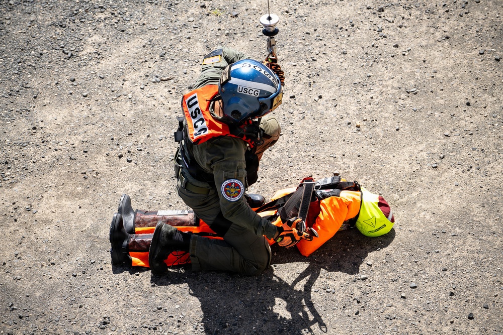 U.S. Coast Guard Air Station Air Station Barbers Point conducts urban search and rescue training