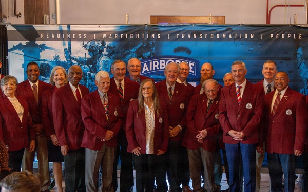XVIII Airborne Corps inducts 2026 Airborne Ambassadors