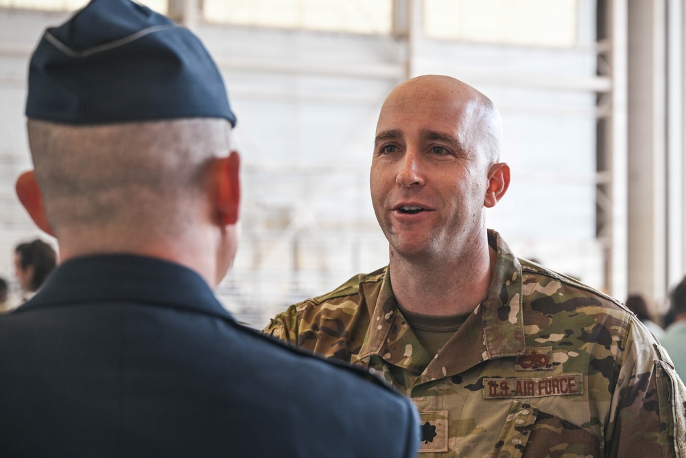 19th OG Change of Command Ceremony Ushers in New Leadership