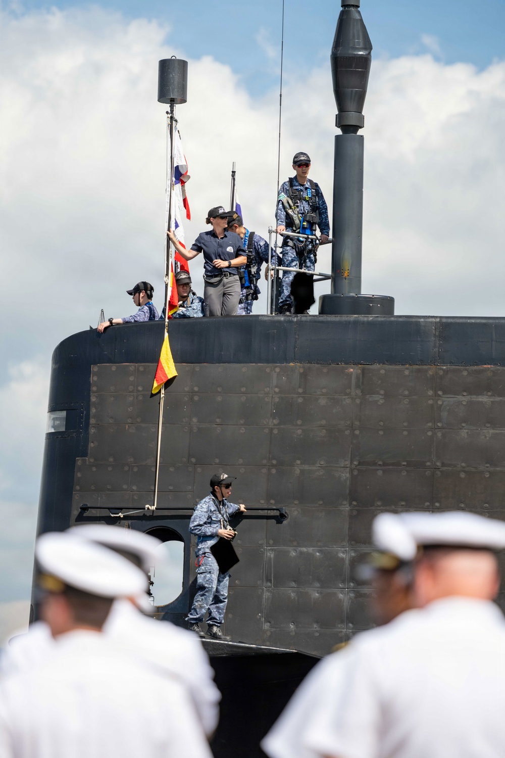 JMSDF Shoryu (SS 510) arrives to HWI