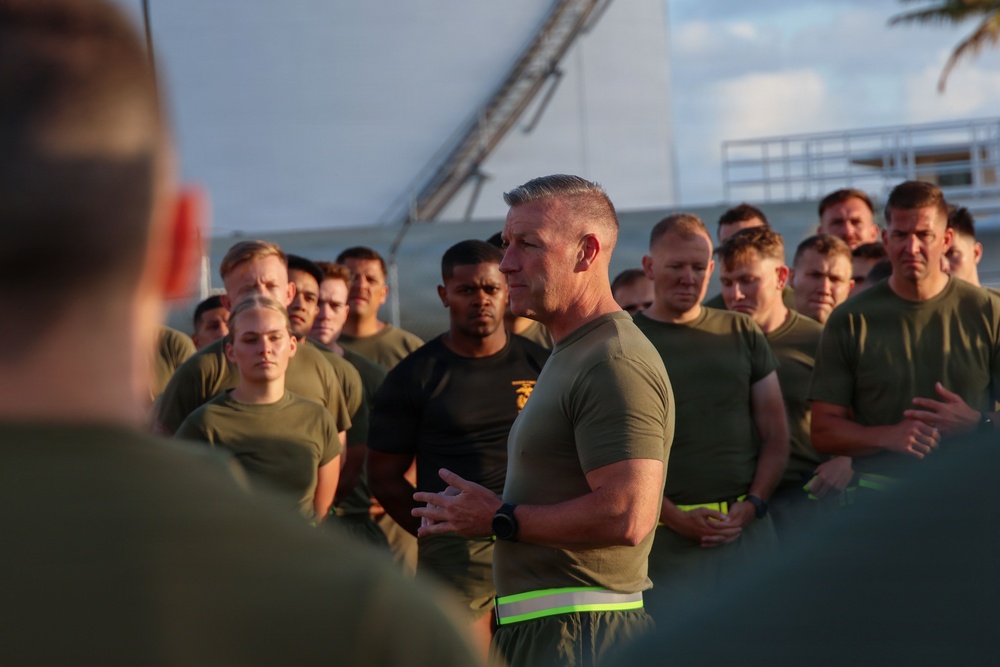 MAG-24 hosts officer and SNCO run