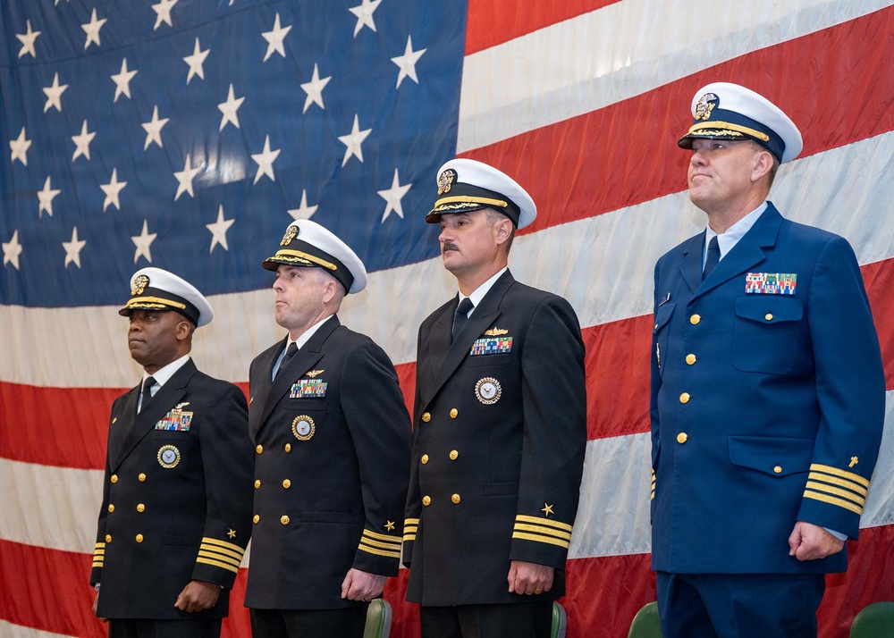 Golden Gate Changes Command Aboard Historic USS Hornet