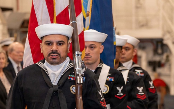 Golden Gate Changes Command Aboard Historic USS Hornet
