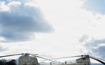 94th AAMDC Reenlists on Helicopter Airfield