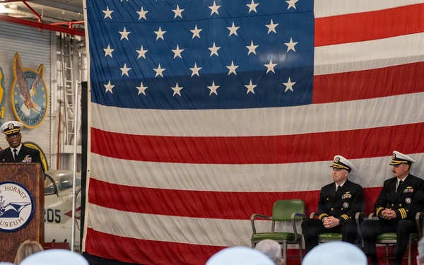 Golden Gate Changes Command Aboard Historic USS Hornet