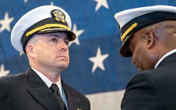 Golden Gate Changes Command Aboard Historic USS Hornet