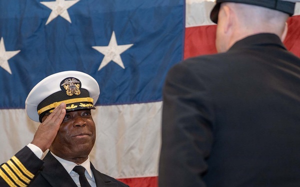 Golden Gate Changes Command Aboard Historic USS Hornet